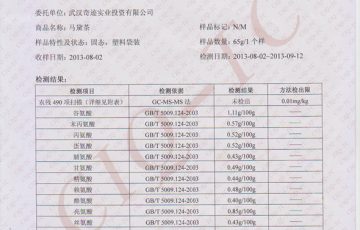 最新检验报告：广西出入境检疫证明，帕拉纳马黛茶营养